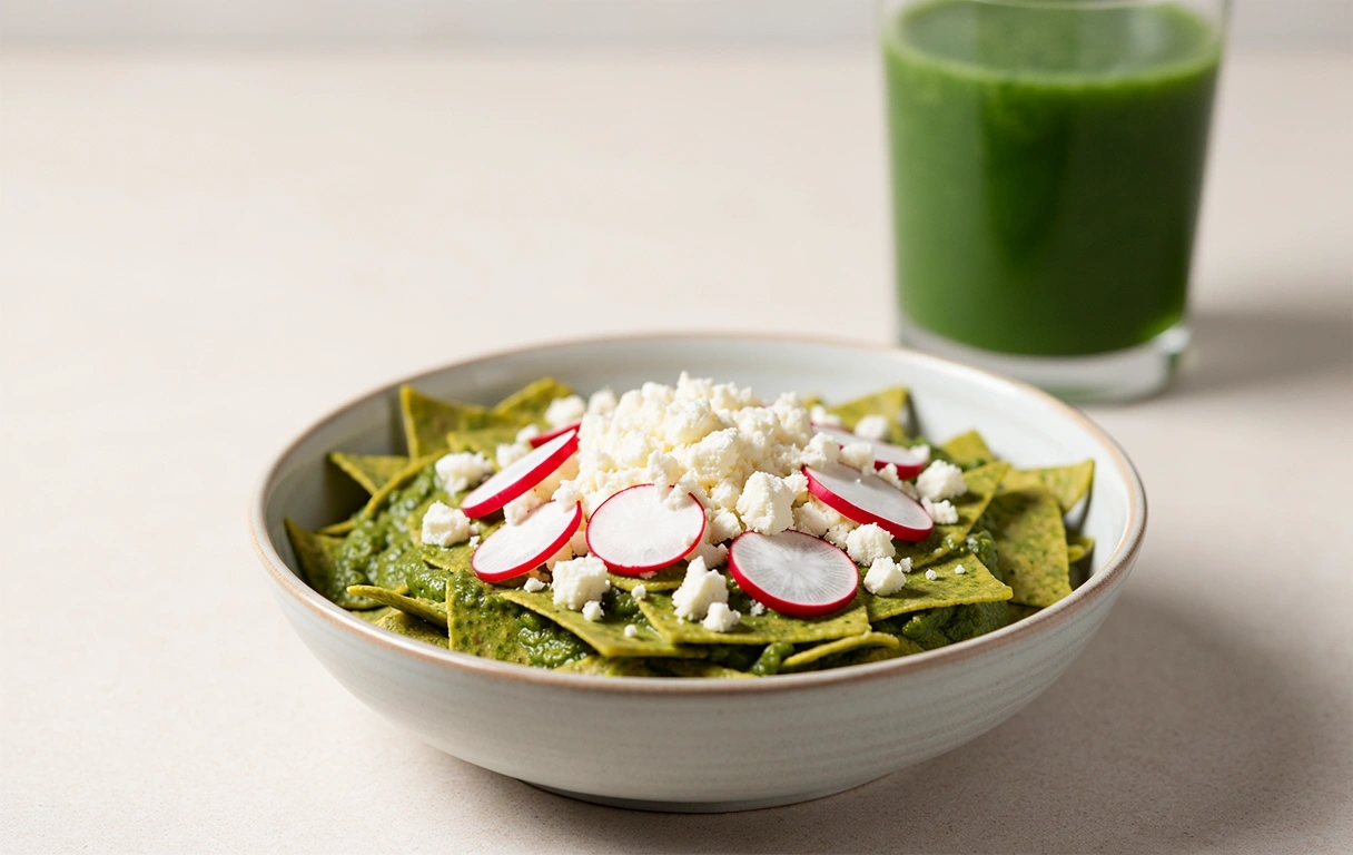 Chilaquiles Verdes Saludables